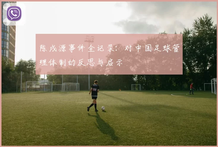 陈戌源事件全记录：对中国足球管理体制的反思与启示