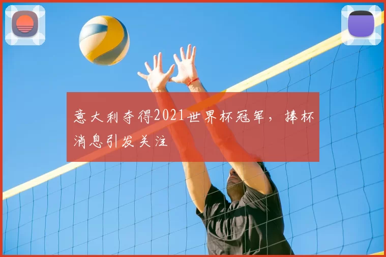 意大利夺得2021世界杯冠军,捧杯消息引发关注